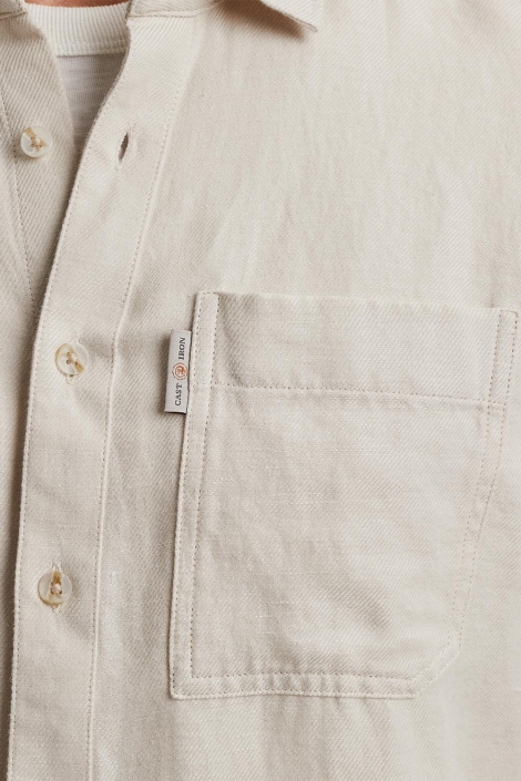Cast Iron long sleeve shirt co li yd twill
